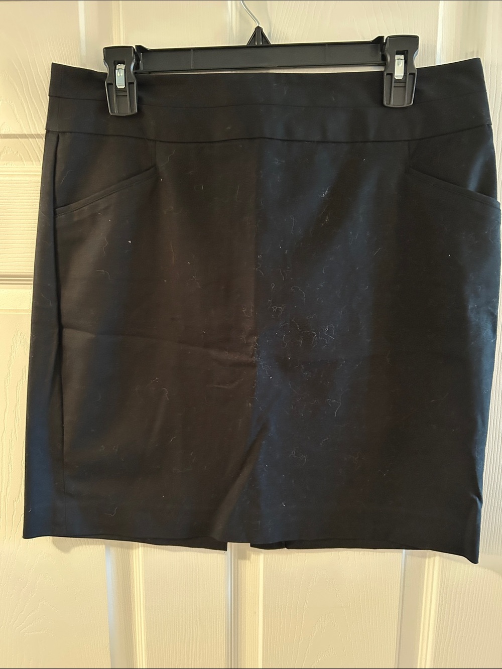 Banana Republic Black Mini Skirt with Subtle Pocket Detail